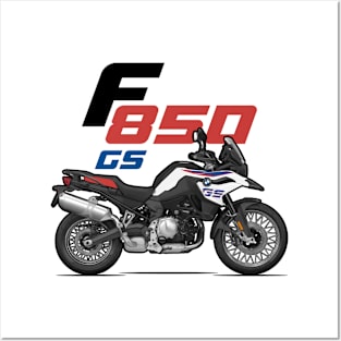 F850 GS - White Posters and Art